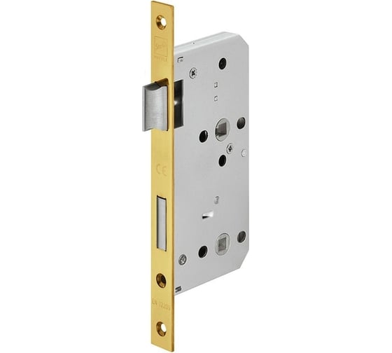 Изображение товара Врезной замок Hafele WC латунь полированная 55/20 911.02.148