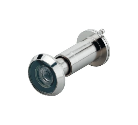 Изображение товара Дверной глазок Hafele 200 градусов, латунь, никель матовый, 14 мм 959.00.017