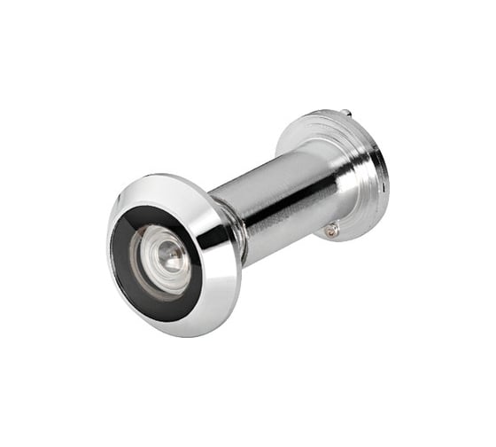 Изображение товара Дверной глазок Hafele 200 градусов, латунь, хром, FP, 14 мм 959.00.042