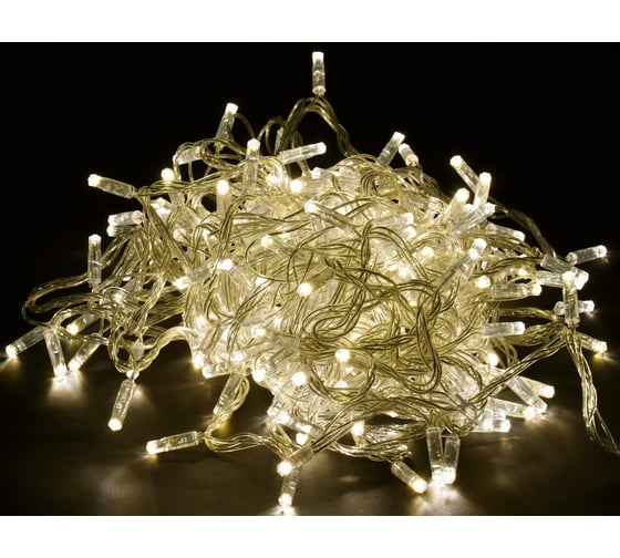 Изображение товара Гирлянда нить IEK 20м 200ww ip44 прозрачный 230в кон. 8 LGDU111-1-200-20-T-S-44