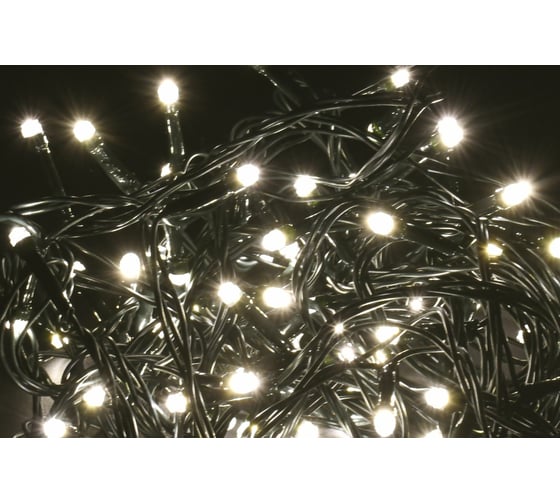 Изображение товара Гирлянда нить IEK 5м 50ww ip20 зеленый 230в кон. 8 LGDB110-1-050-05-G-S-20