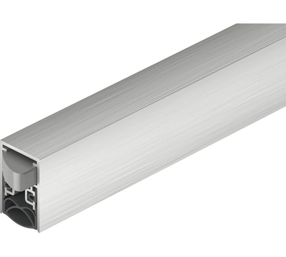 Изображение товара Автоматический порог Hafele алюминиевый, силикон, серый, 1130 мм 950.05.915