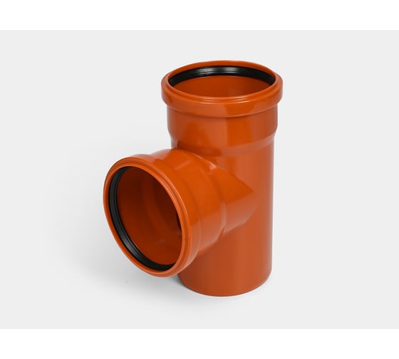 Изображение товара Канализационный тройник КОНТУР РР D110x110/90 ОРАНЖ 078501110500