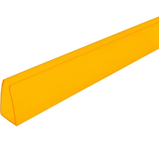 Изображение товара Профиль торцевой up 6x1050 мм, оранжевый, 4 шт Novattro 4604638005701
