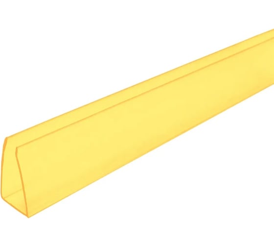 Изображение товара Профиль торцевой up 6x1050 мм, желтый, 4 шт Novattro 4604638005718