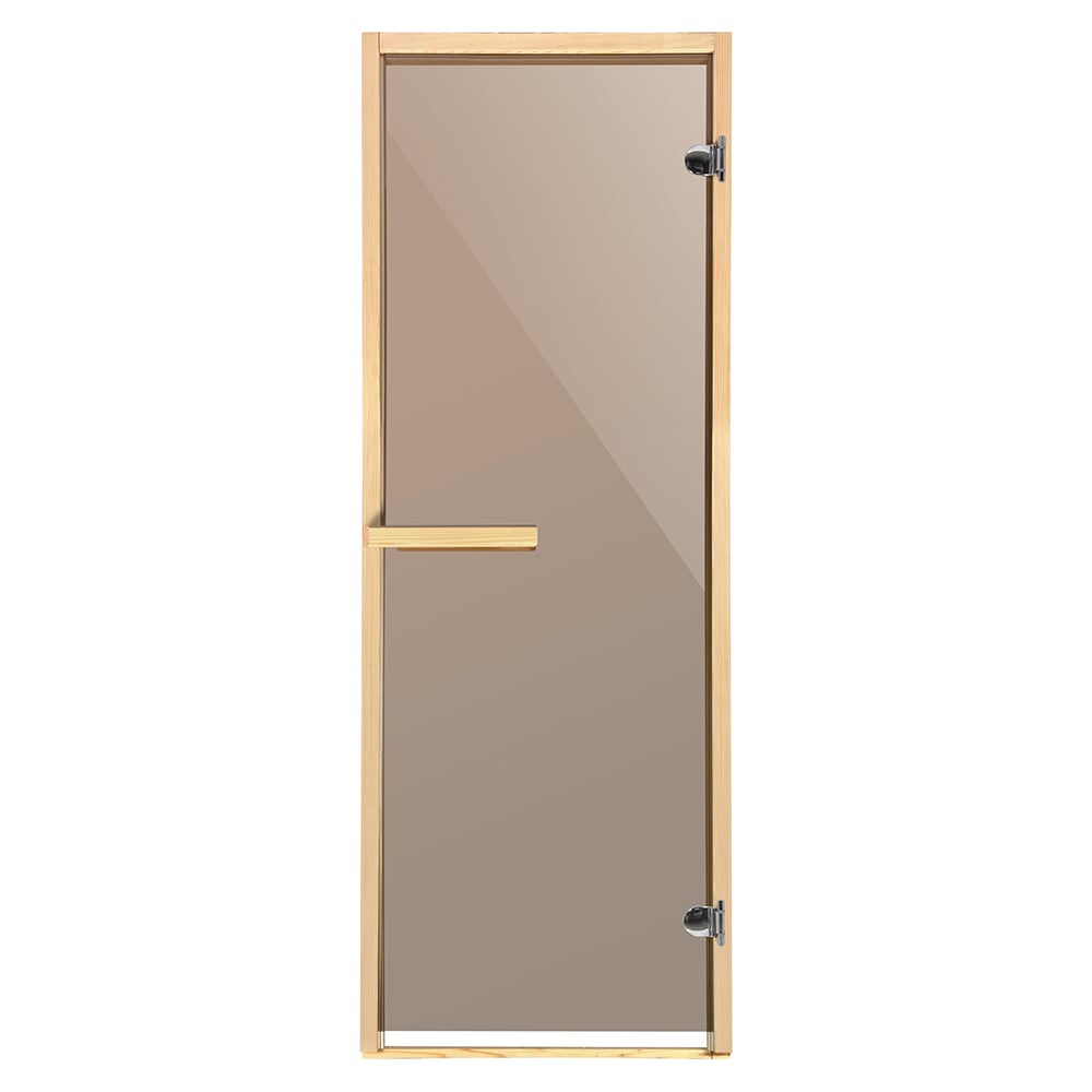 Изображение товара Дверь из стекла Банные штучки 1.9x0.68 м бронза прозрачная 6 мм правая