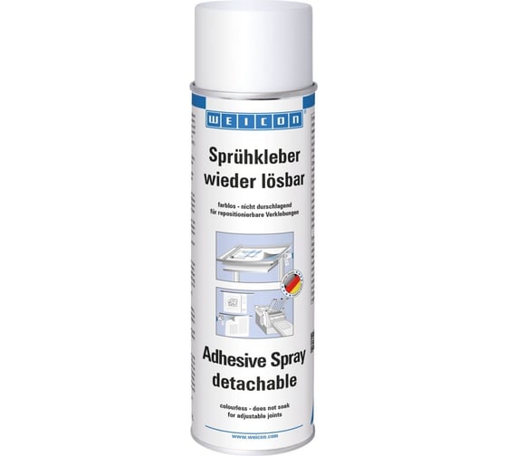 Изображение товара Клей-спрей многократной фиксации WEICON 500 мл wcn11802500