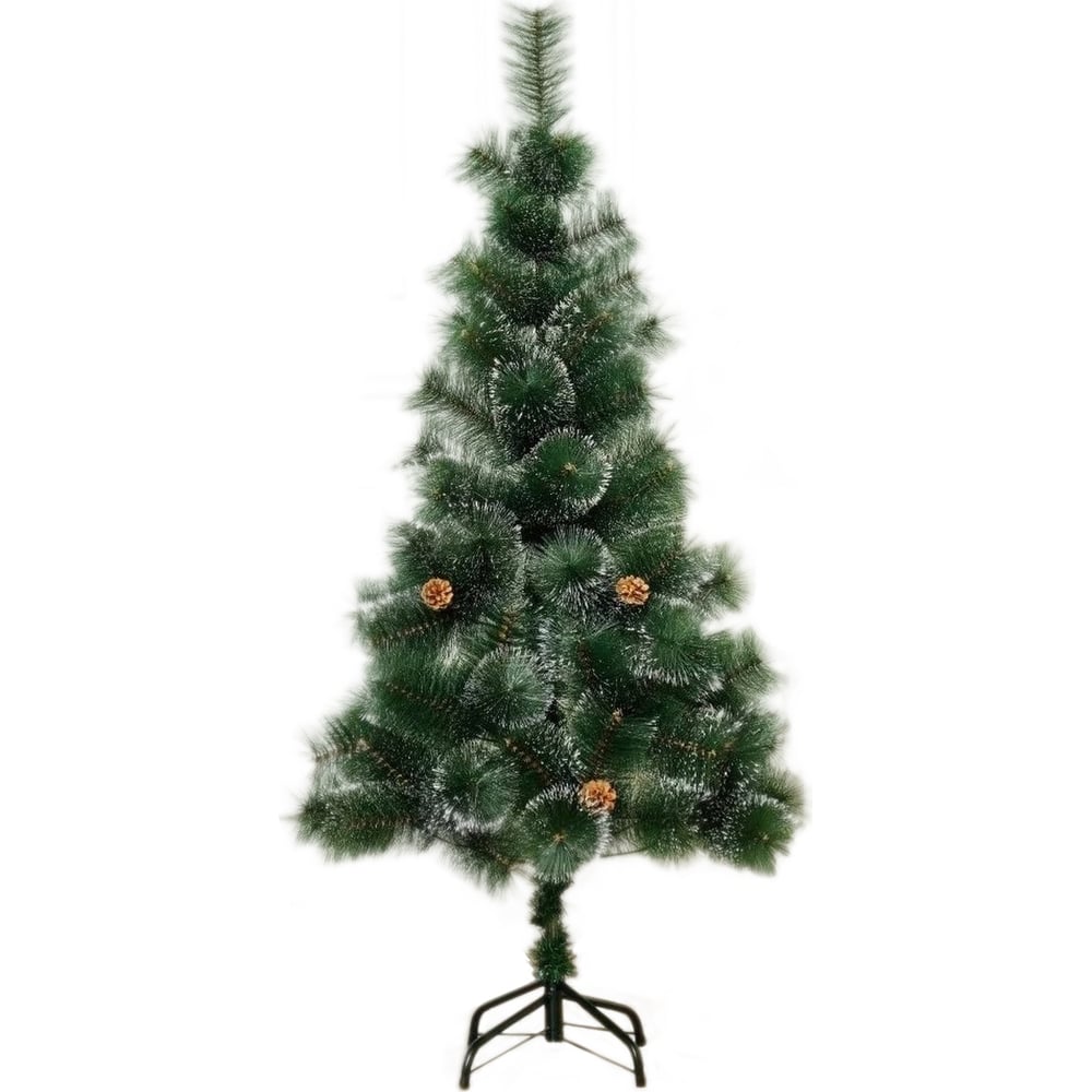 Заснеженная новогодняя искусственная напольная елка URM