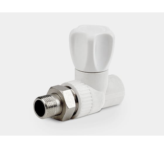 Изображение товара Радиаторный прямой кран КОНТУР PPR НР D25-3/4 (шар PPSU) 011103025201