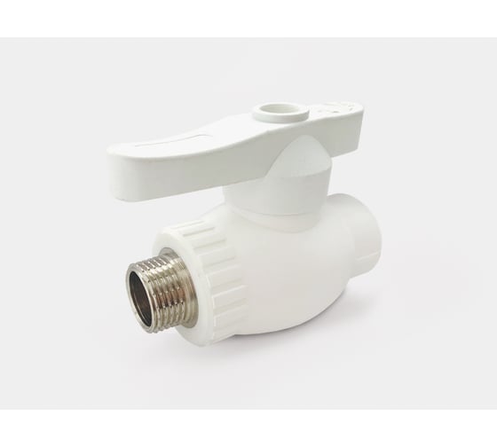 Изображение товара Кран КОНТУР PPR с резьбой НР D20-1/2 011106020100