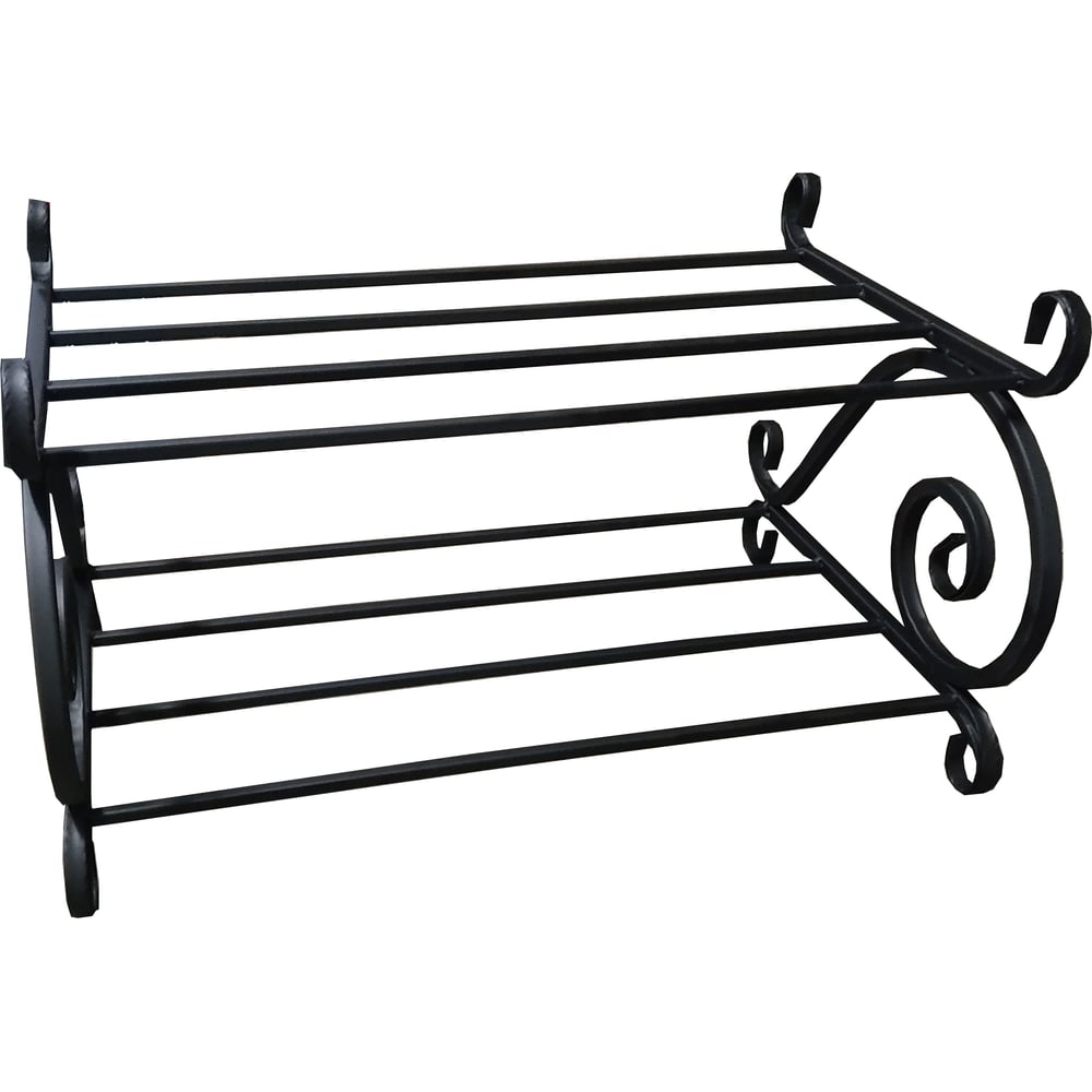 Изображение товара Полка для обуви No 10 Стакоинструмент и оснастка - металл, 2 полки, черная