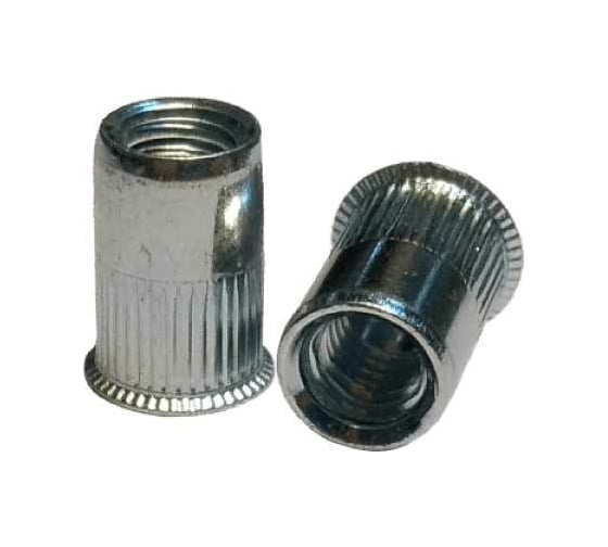 Изображение товара Резьбовая заклепка Daxmer с насечками М3 уменьшенный борт, оцинк.сталь 2500 шт 00000393285