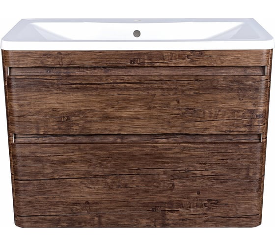 Изображение товара Подвесная тумба Style Line "Атлантика 100", Люкс старое дерево, PLUS ЛС-00000663