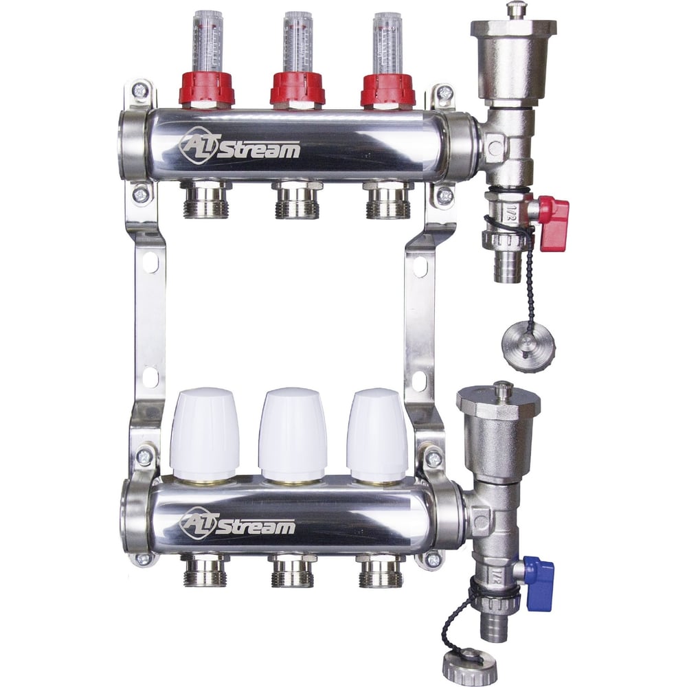 Изображение товара Коллекторная группа Altstream с расходомерами 1"х3/4" 3 выхода