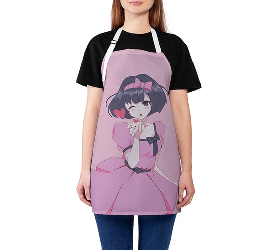 Изображение товара Кухонный фартук JOYARTY Воздушный поцелуй, универсальный размер для женщин и мужчин ap_420008