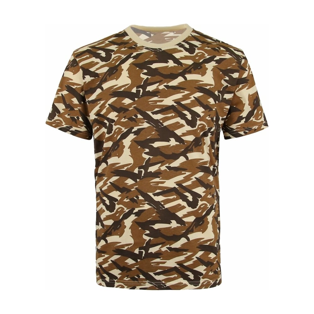Изображение товара Мужская футболка Элементаль Desert 100% хлопок размер 44-46 для охоты и рыбалки