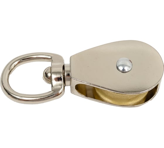 Изображение товара Одинарный стальной блок с никельным роликом BEFAST с вертлюгом, 1 1/4, 30 мм, 10 шт. BOMN3010S