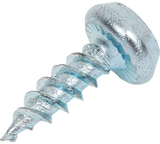 Изображение товара Саморез КВАДРА клоп, острый конец, 3.5x11 полуцилиндрическая головка, цинк, уп. 25 шт. 351121298120