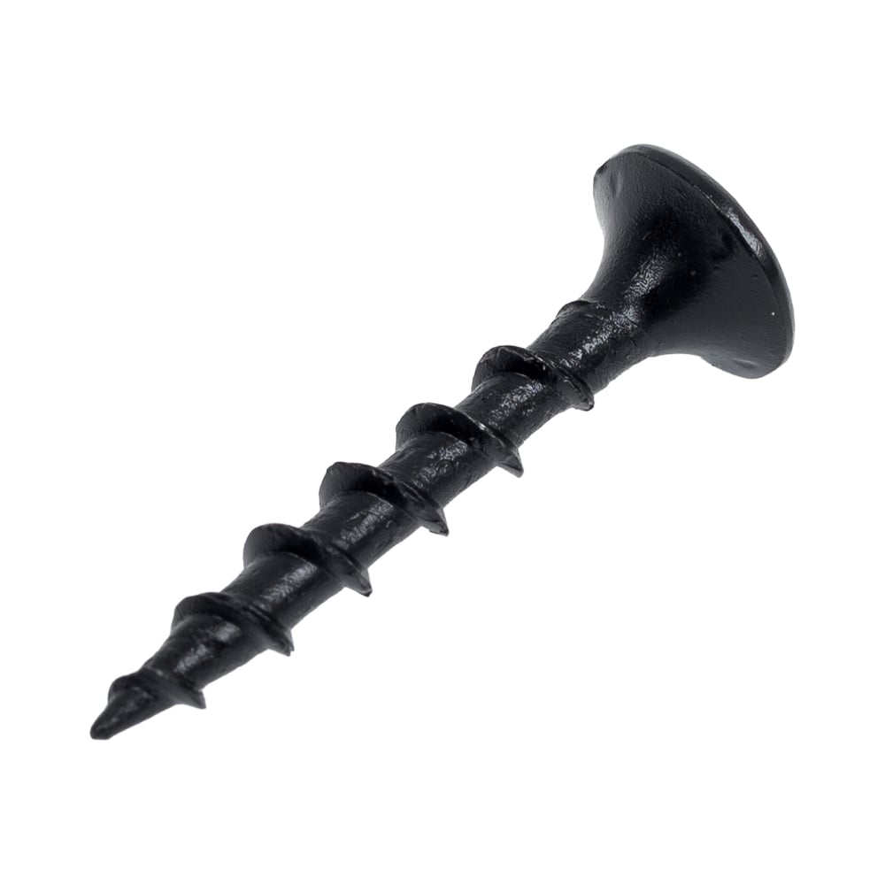 Изображение товара Саморез по дереву для гипсокартона КВАДРА черный, PH2, 3.5x25 мм, 1000 шт