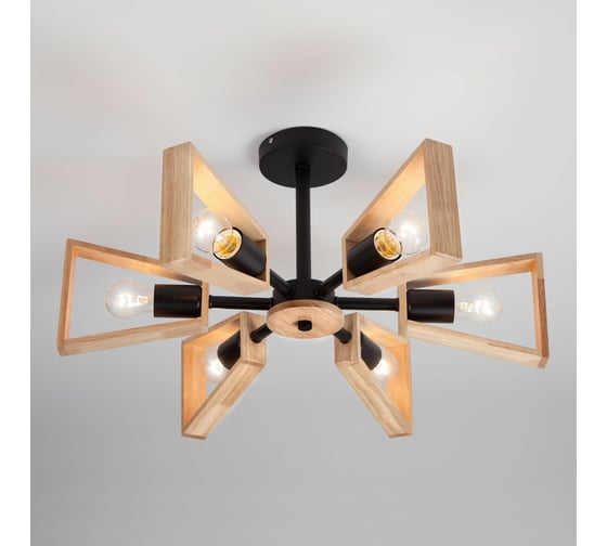 Изображение товара Потолочный светильник Eurosvet - 70056/6 / черный 00000081888