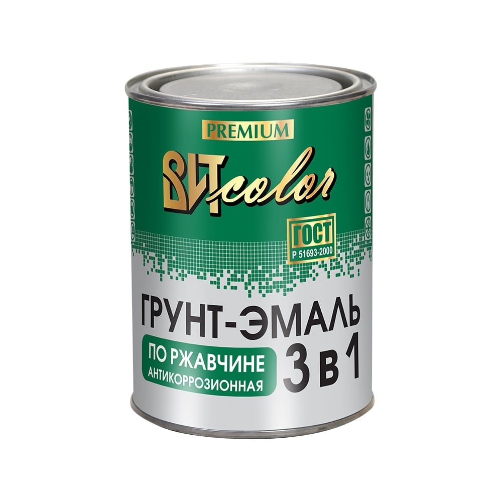 Изображение товара Грунт-эмаль по ржавчине 3в1 Царицынские краски красная 0,8 кг