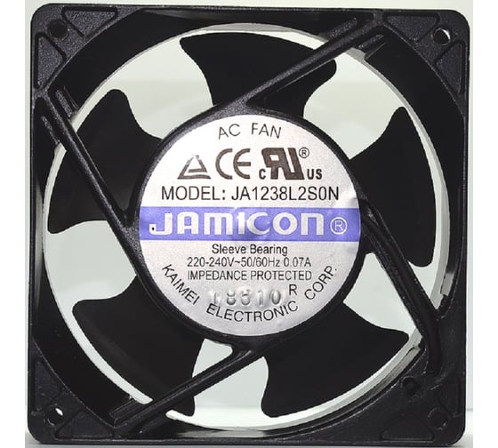 Изображение товара Вентилятор Jamicon JA1238L2S0N 120х120х38 230В С00036009