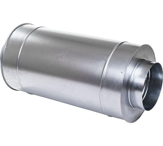 Изображение товара Шумоглушитель для воздуховодов (оцинкованный; диаметр 100 мм; длина 600 мм) ORE 4607122243207