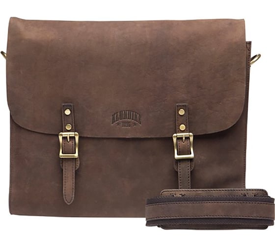 Изображение товара Сумка Klondike Brett, коричневая, 38х33х7 см KD1038-01