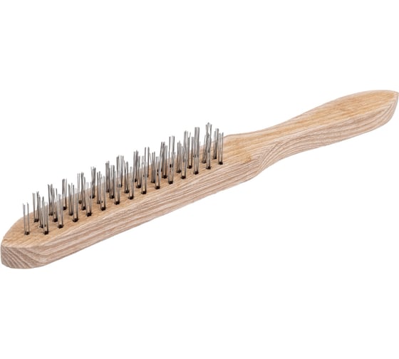 Изображение товара Металлическая щетка GROSSMEISTER 3-рядная 010601002