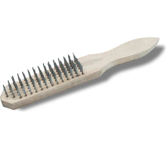 Изображение товара Металлическая щетка GROSSMEISTER 6-рядная 010601005