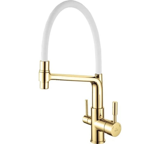 Изображение товара Смеситель для кухни ROSE с подключением к фильтру питьевой воды, золото R658E