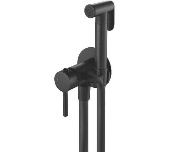 Изображение товара Гигиенический душ SHEVANIK со смесителем, черный S147H