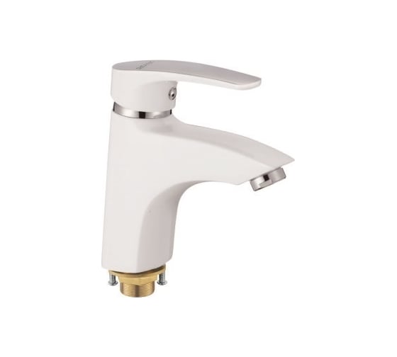 Изображение товара Смеситель для раковины для умывальника в ванной SHEVANIK белый S5001F