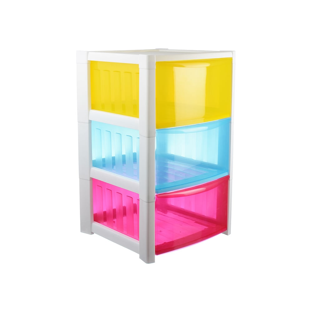 Изображение товара Комод IDEA РАДУГА 3 секции разноцветный детский с выдвижными ящиками