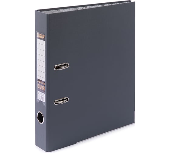 Изображение товара Папка-регистратор Expert Complete Premier PVC, металлический уголок, 50 мм A4 арочный механизм серый 10 шт в упаковке 604856