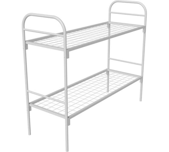 Изображение товара Металлическая двухъярусная кровать FORT Форт 800х1900, сварная сетка 100х100 501453895 00501453895