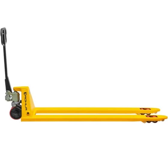 Изображение товара Гидравлическая тележка RohlaRhino длинновильная с полиуретановыми колесами, длина вил 1800 мм, грузоподъемность 2,5 т RRSD1825L