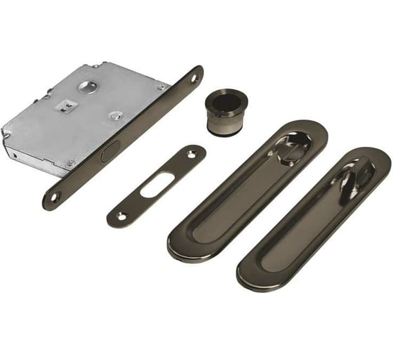 Изображение товара Сантехнический замок для раздвижных дверей PALIDORE SL BH, черный никель 98760069