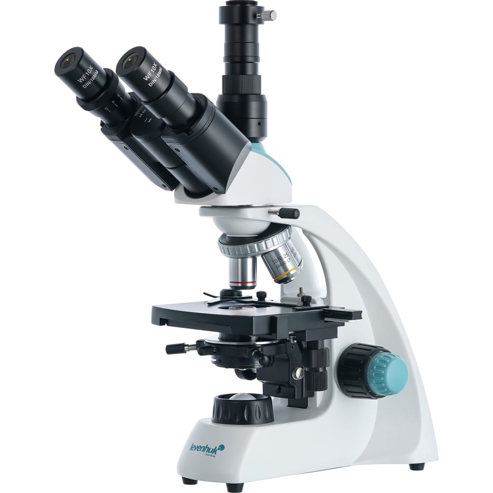 Тринокулярный микроскоп Levenhuk микроскоп цифровой levenhuk med d40t тринокулярный