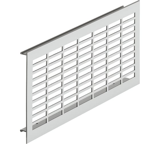 Изображение товара Решетка вентиляционная 250x110 мм, серебристый Hafele 575.01.916