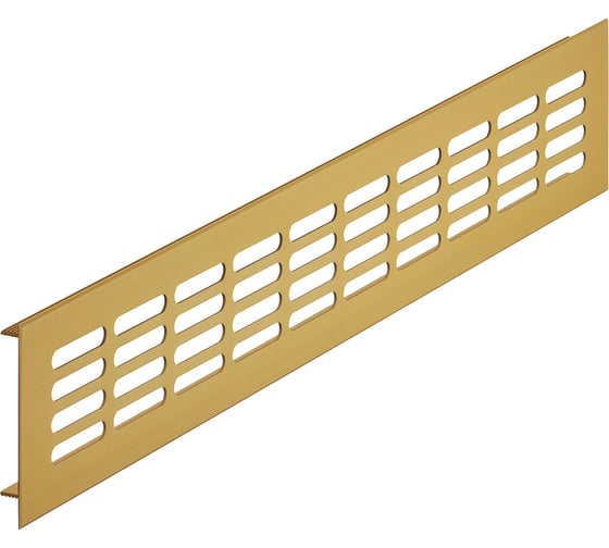 Изображение товара Решетка вентиляционная 400x60 мм, алюминий, золотистый Hafele 575.20.813