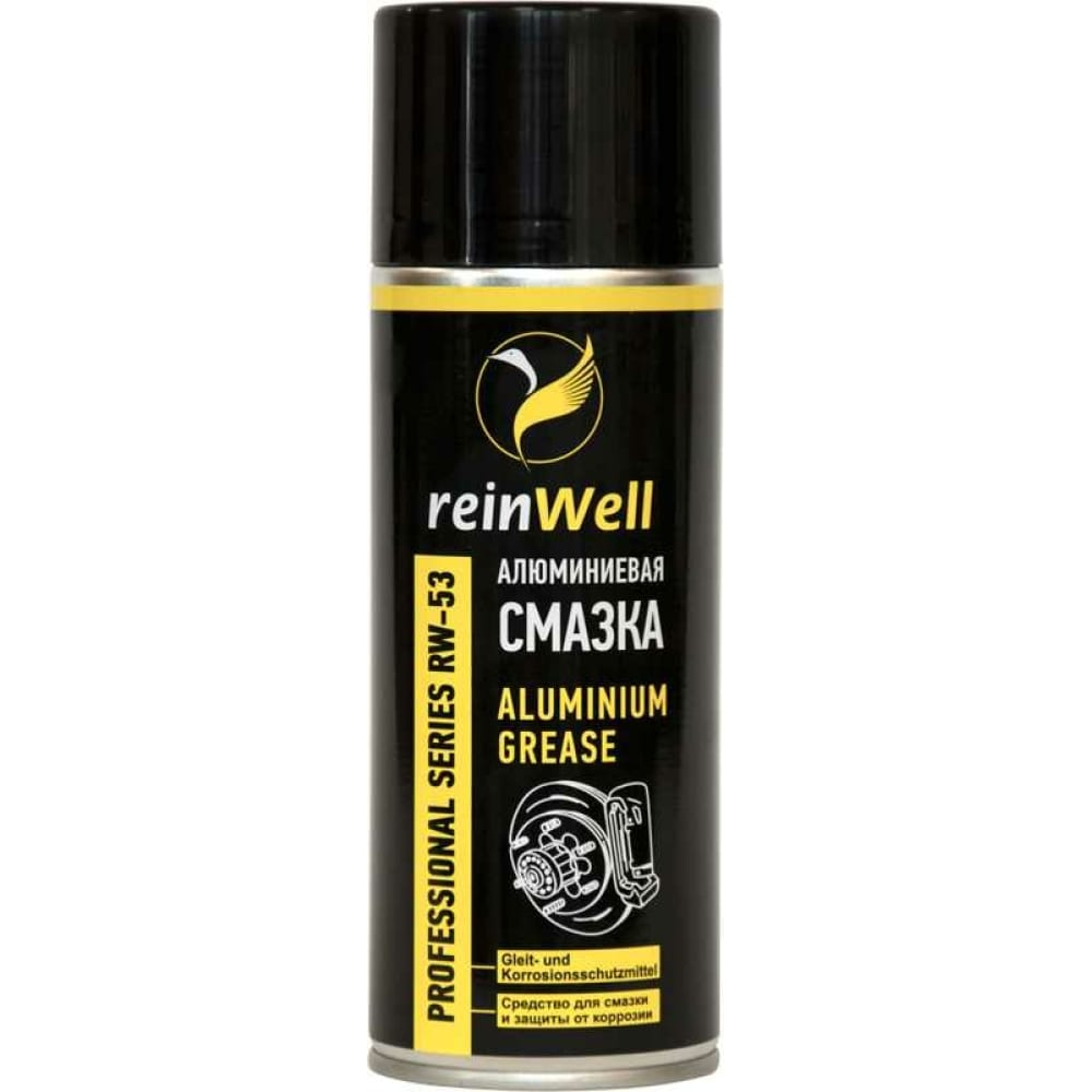 Алюминиевая смазка Reinwell высокотемпературная противозаклинивающая смазка алюминиевая crc