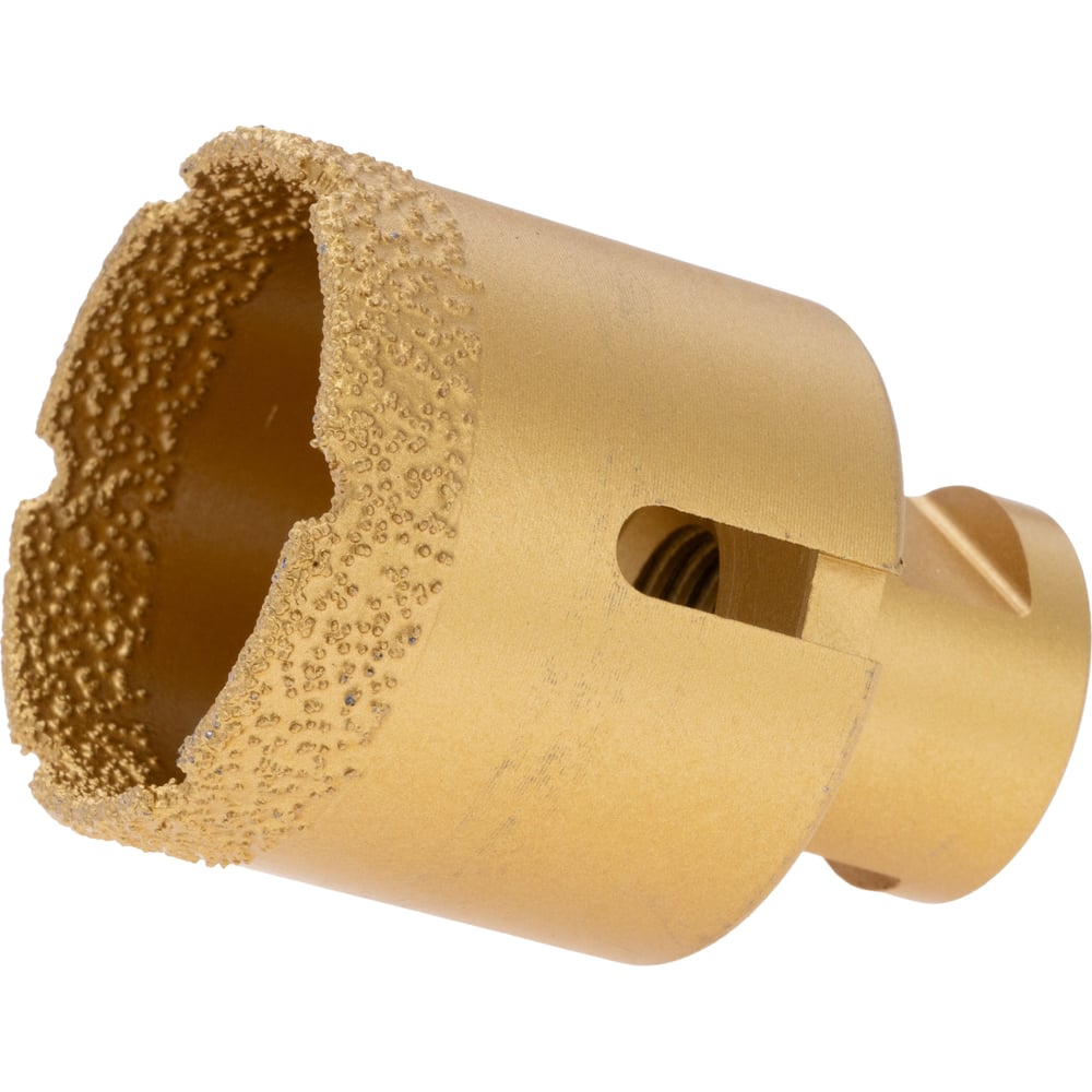 Изображение товара Коронка алмазная универсальная по керамограниту 45 мм М14 сухой рез для УШМ