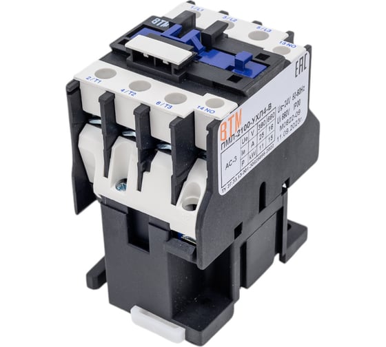Изображение товара Пускатель ВТМ (S) ПМЛ-2100-25А-24АС-(1з)-УХЛ4-В ВТМ00025694