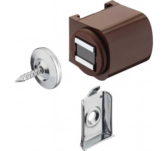 Изображение товара Магнитная защелка Hafele 3-4 кг, коричневый 246.09.131