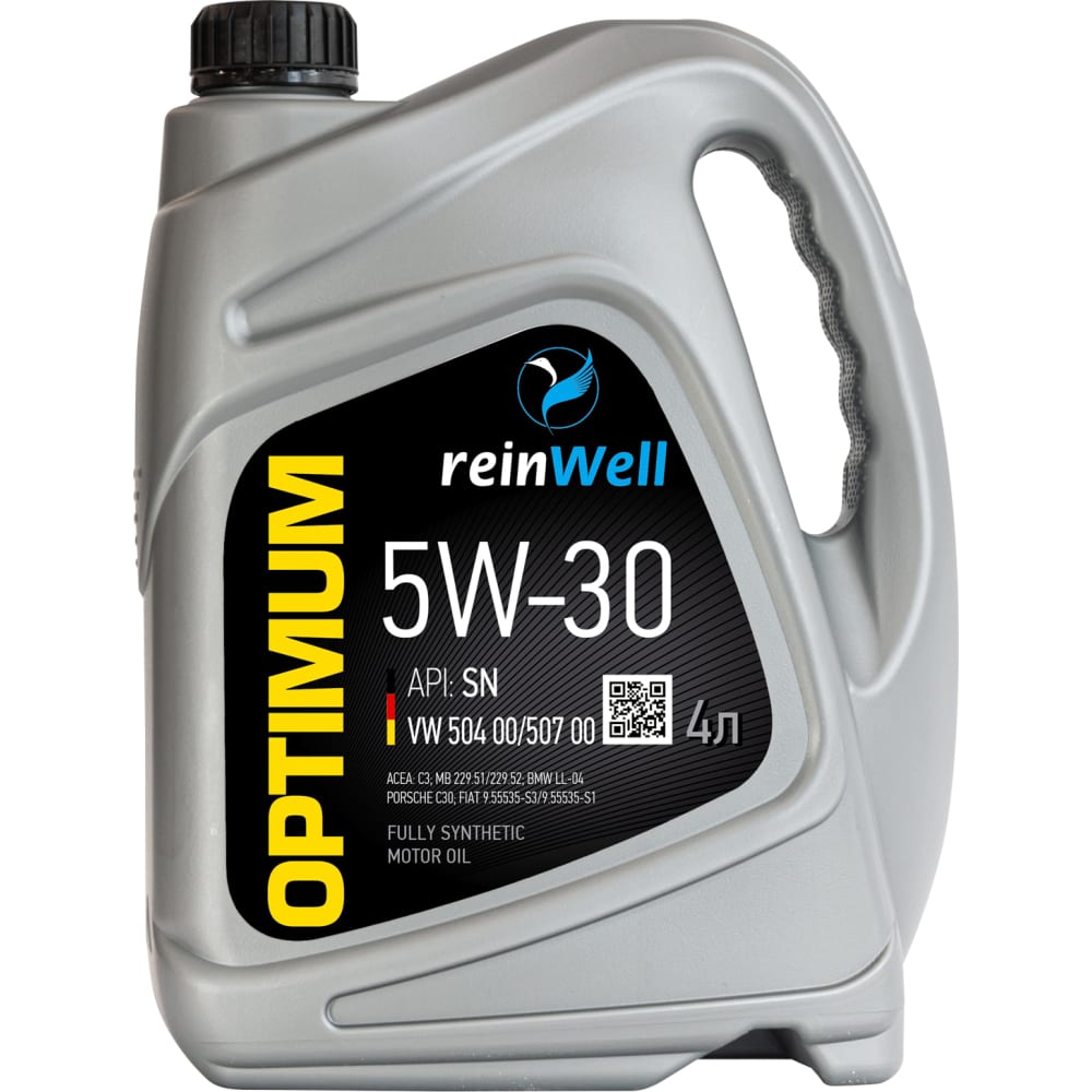 Моторное масло Reinwell 5W30 4954 5W-30, API SN, VW 504.00/507.00 - фото 1