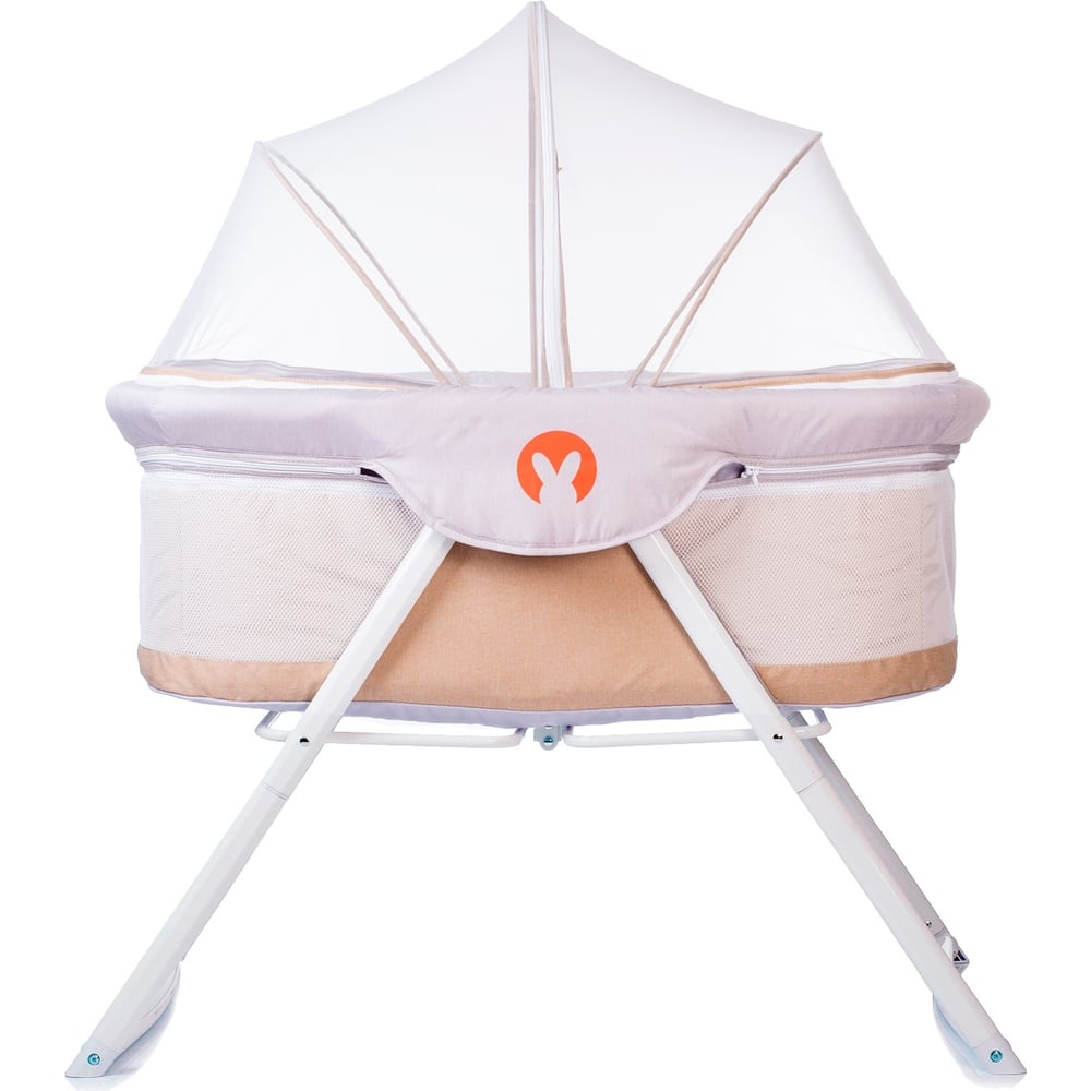 Изображение товара Кровать-колыбель Babyhit CARRYCOT-BEIGE с матрасом и компактными размерами