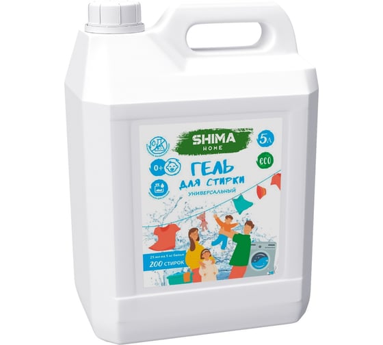 Изображение товара Гель для стирки SHIMA универсальный, 5 л 4603740922388 4610326360229