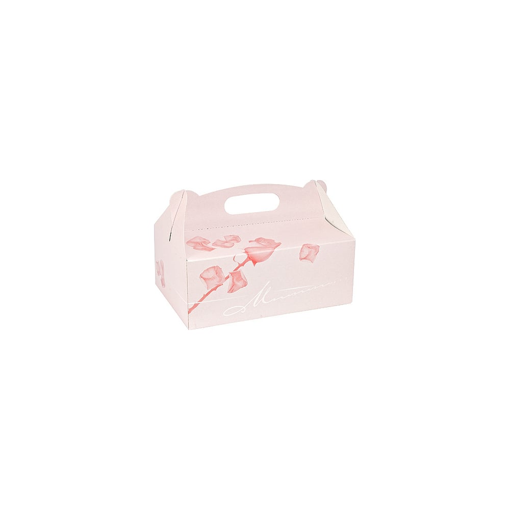 Коробка для пирожных PapStar пакет крафт радуга розовый 25 х 12 х 27 см 80 г м2 1 шт