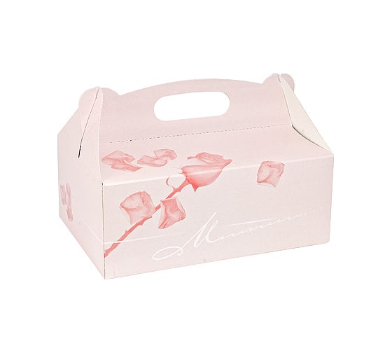 Изображение товара Коробка для пирожных PapStar ДхШхВ 230x160x90 мм картон розовая PS-18852